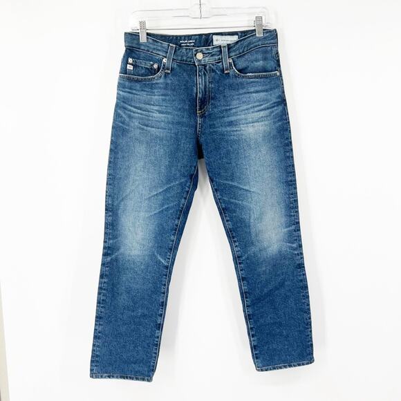 AG Adriano Goldschmied Anthropologie Nolan Relaxed Slim Ankle Jeans Mid-Rise - Picture 1 of 7